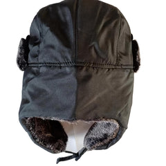 Cotton Winter Hat with Earflaps