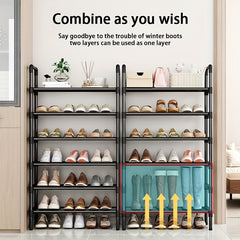 Household Shoe Storage Rack Large Capacity Space Saving Organizer