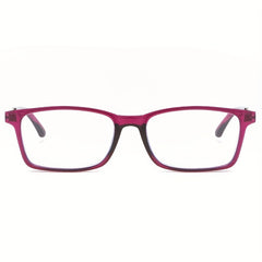 Light Blocking Reading Glasses Classic Jelly Square Anti Eyestrain