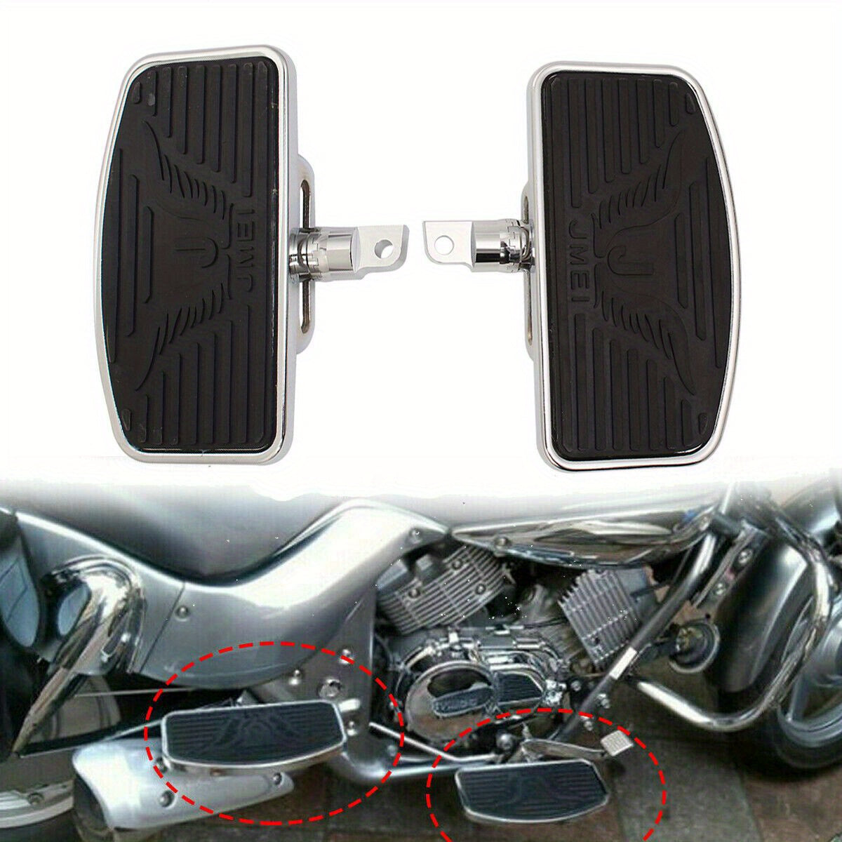 Motorcycle Footpeg Floorboard for Sportster Iron XL883 1200 Dyna