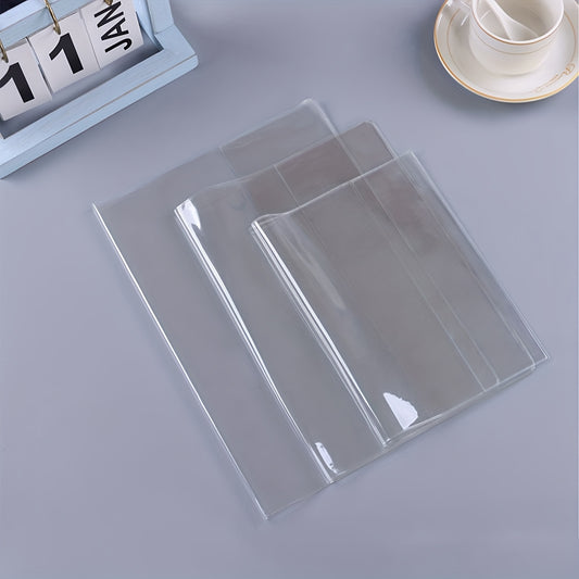 1pc Transparent PVCA5 A6 Book Protective Cover Dustproof Waterproof