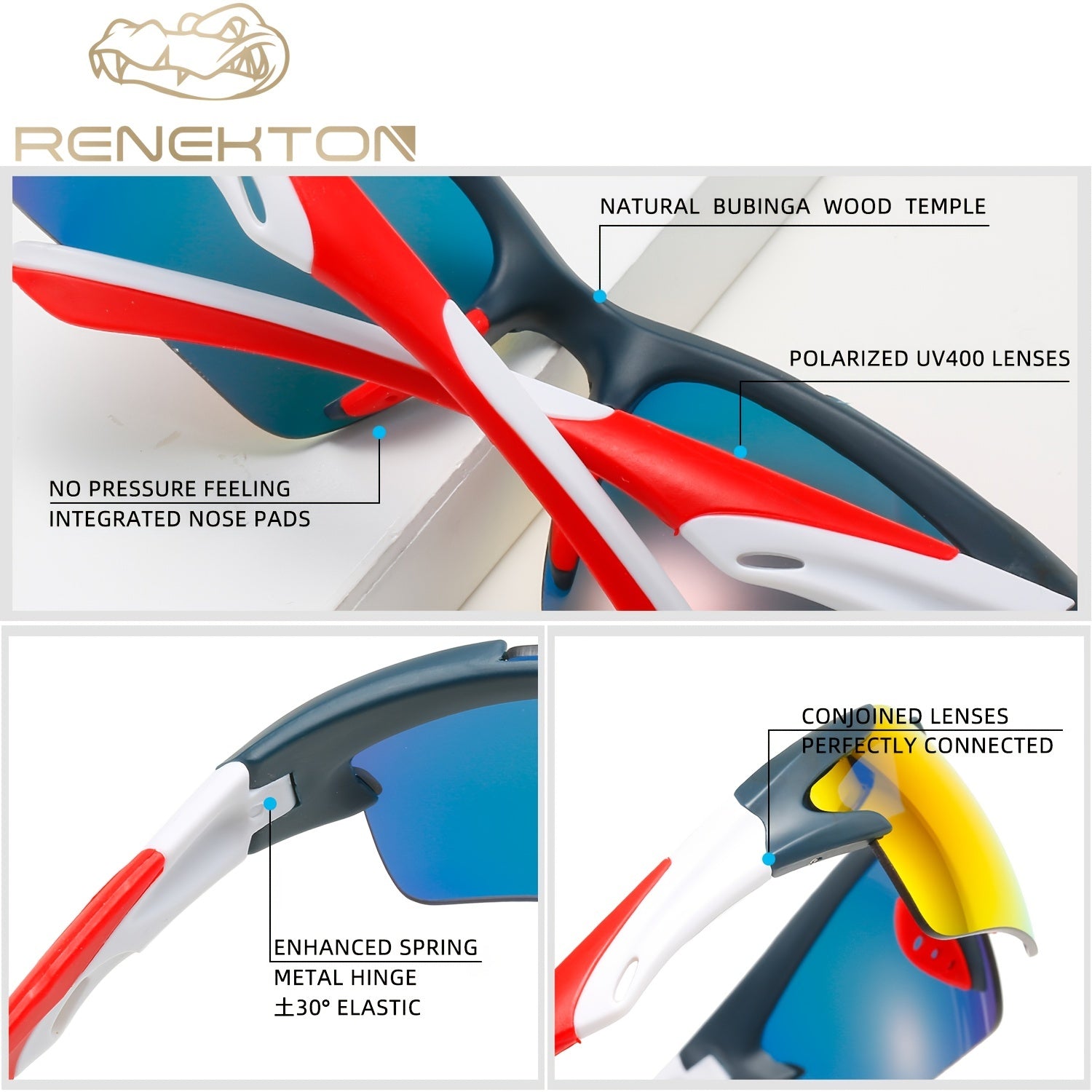 Dust-proof Sports Sunglasses Classic Frame Colorful Film Driving Mirror