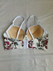 Floral Push Up Bra Breathable Intimates Women's Lingerie