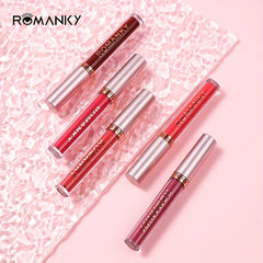 6-color Matte Velvet Lipstick Set Long Lasting Liquid Tint for Women