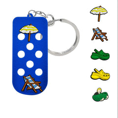 Silicone DIY Keychain Cartoon Party Decoration Widgets Children's Accessories