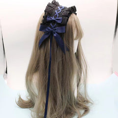 Lace Gothic Lolita Headband Anime Maid Cosplay Hair Accessories