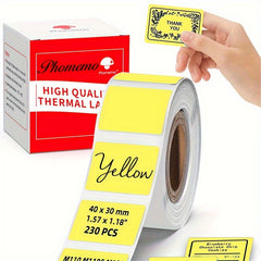 M110 Mixed Colored Label Sticker Paper 40 X 30mm Square