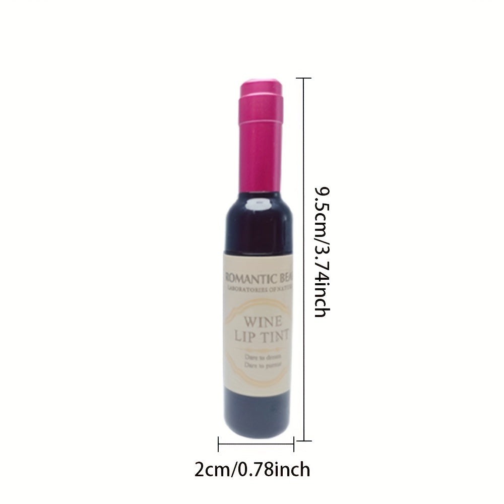 Hydrating Wine Bottle Lip Liquid - Smudge Proof Lip Tint