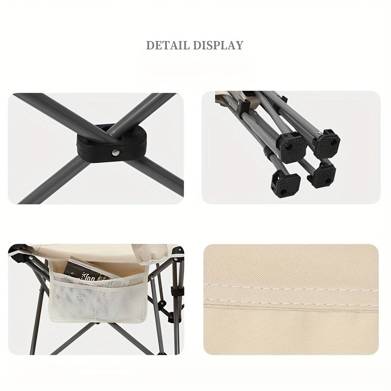 Portable Camping Chair Oxford Cloth Material Lounge Chair