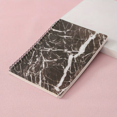 A5 Rollover Coil Book Marble Texture Notepad 80 Sheets