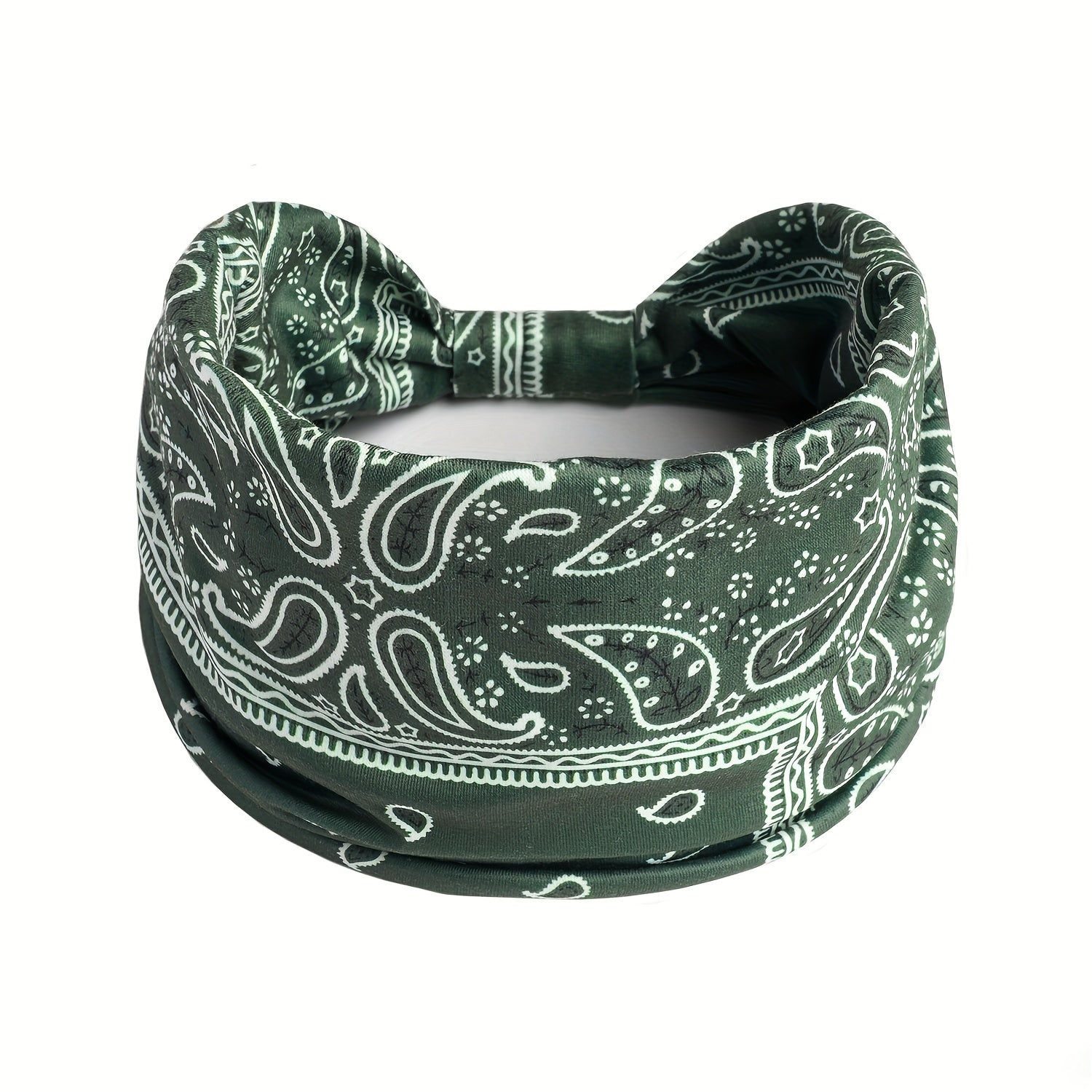 Boho Style Elastic Wide Hair Band Knot Turban Headband