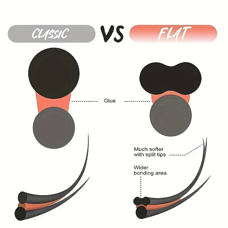 Natural Thick False Eyelashes Long Slender Volume Soft Fluffy Lashes