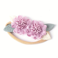 Flower Hairband Soft Elastic Headband Hair Accessories For Girls