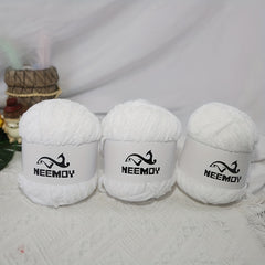 3pcs Chenille Velvet Yarn Knitting Yarns Soft Comfortable Yarn