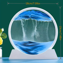 3D Hourglass Sand Painting Easter Gift Dynamic Quicksand Art