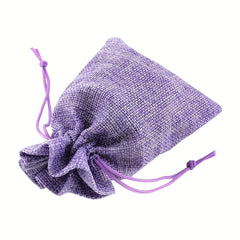 10pcs Purple Drawstring Gift Bag Jewelry Bag Drawstring Gift Bag