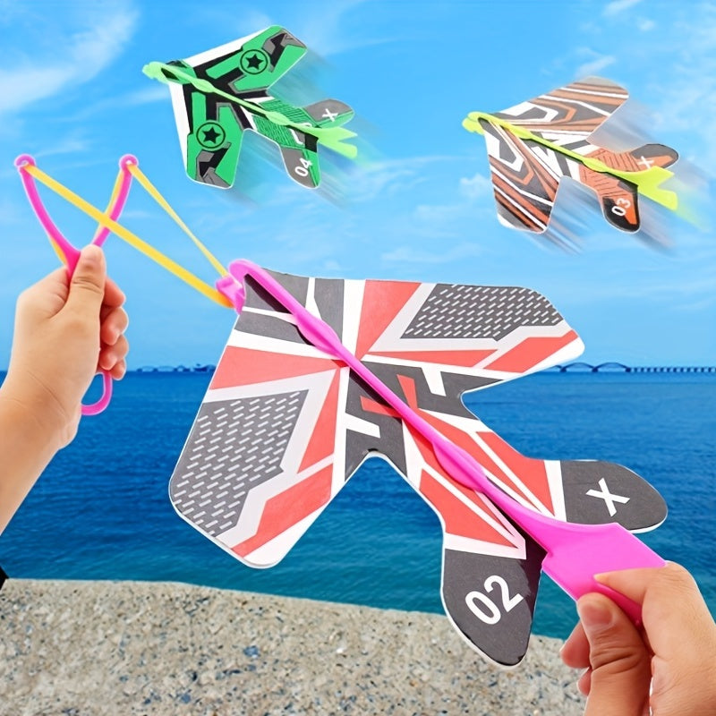 Magic Luminous Slingshot Catapult Plane Outdoor Toy