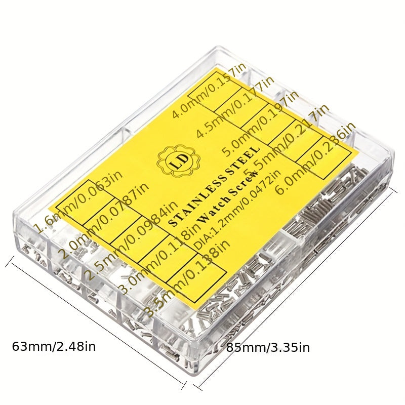 Watch Repair Tools Stainless Steel Screws Boxed