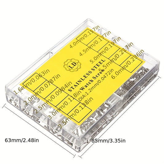 Watch Repair Tools Stainless Steel Screws Boxed