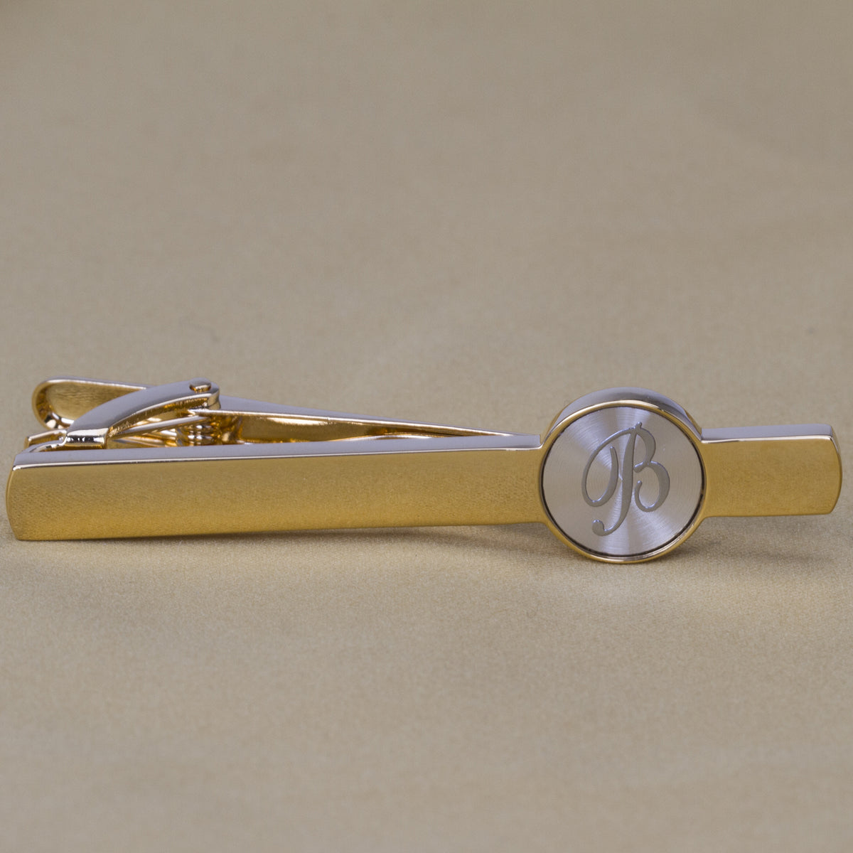 Business Casual Letter Print Copper Tie Clip Gift For Men A N