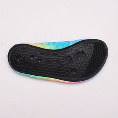 Girls' Gradient Fish Scale Water Shoes Quick Dry Lightweight Soft Socks