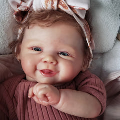 18 Inch Reborn Child Doll with 3D Painted Features & Soft Vinyl Body