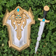 Foam Sword Shield Set - Lightweight Stage Performance Props