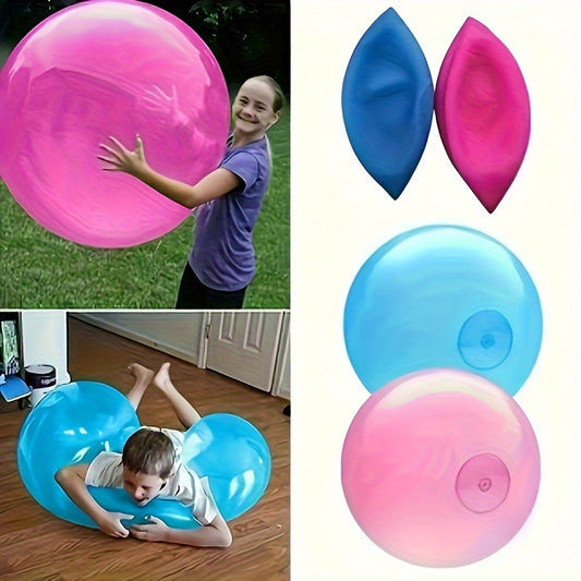 5" TPR Bubble Ball Water Toy Pink for Playgrounds, Sports Fields, Backyards