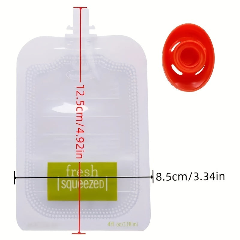 Household Kitchen Dispenser for Fruit Purees with Food Preservation Bags