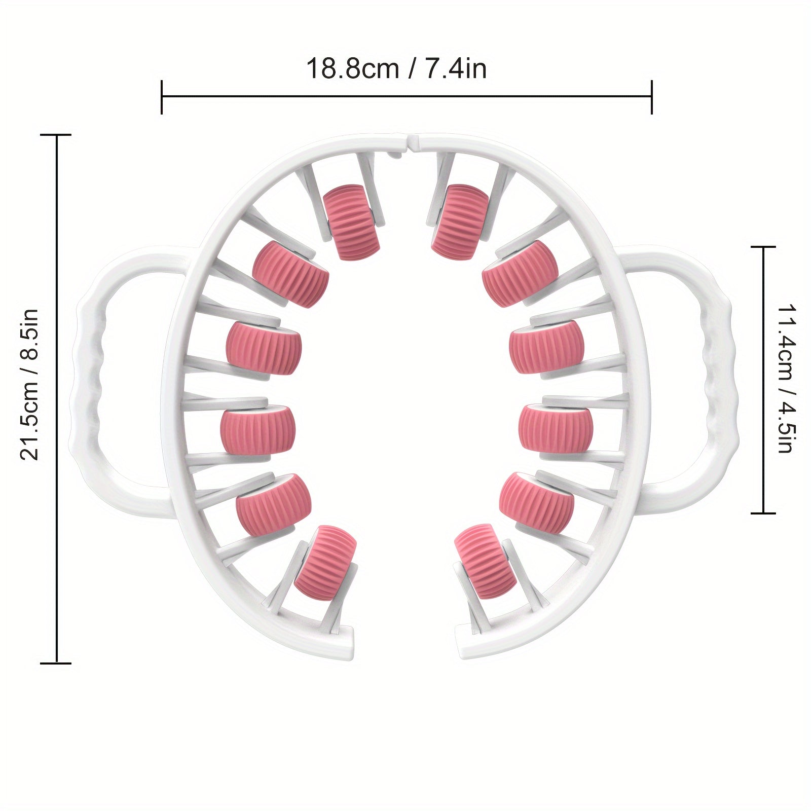 Plastic Cellulite Massager for Whole Body - Manual Fat Removal Roller