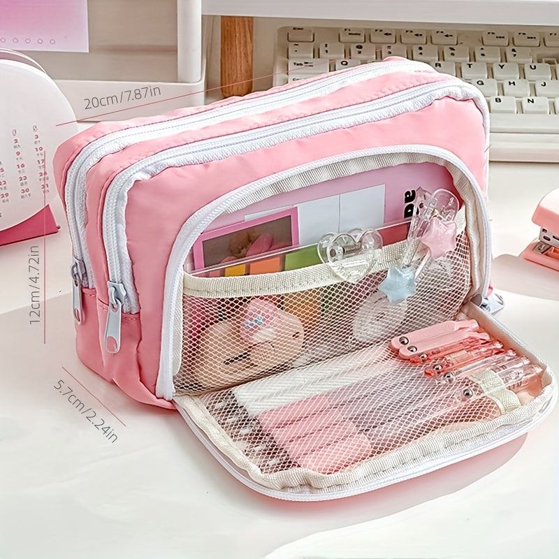 Large Capacity Pencil Case for Office School