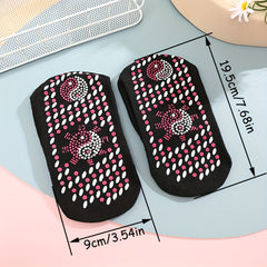 3 Pairs Self-heating Socks Magnetic Therapy Health Heated Socks