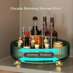 1pc Turntable Organizer Spice Spinner Rotating Seasoning Rack Holder