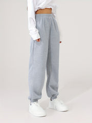 Women's High Waist Sweatpants Autumn Winter Jogger Pants