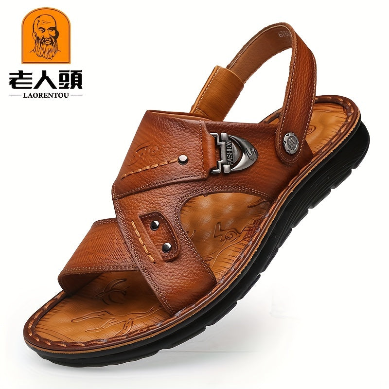 Men's Outdoor Slip On Slide Sandals Summer Outdoor Walking Shoes