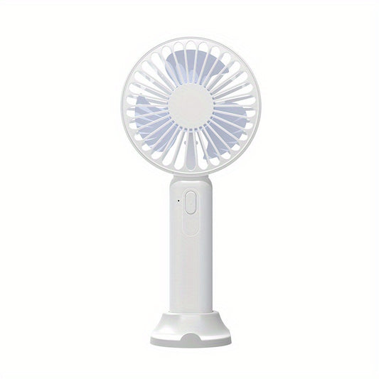 Handheld Small Fan Silent Desktop With Mobile Phone Holder Fan