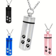Pet Memorial Cremation Necklace for Dog Ashes