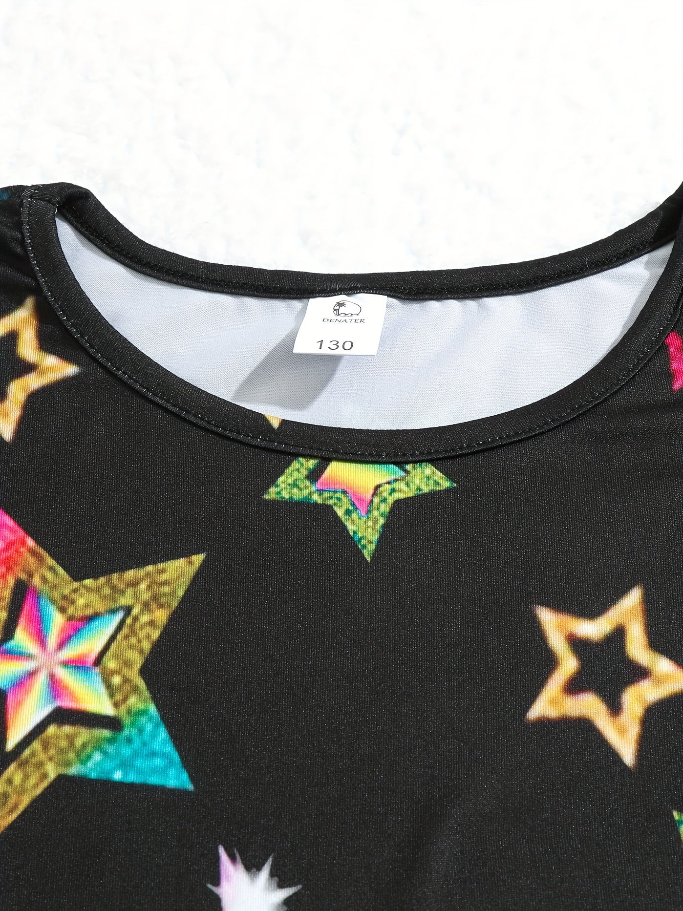 Adorable 3D Printed Star Princess Dress for Girls