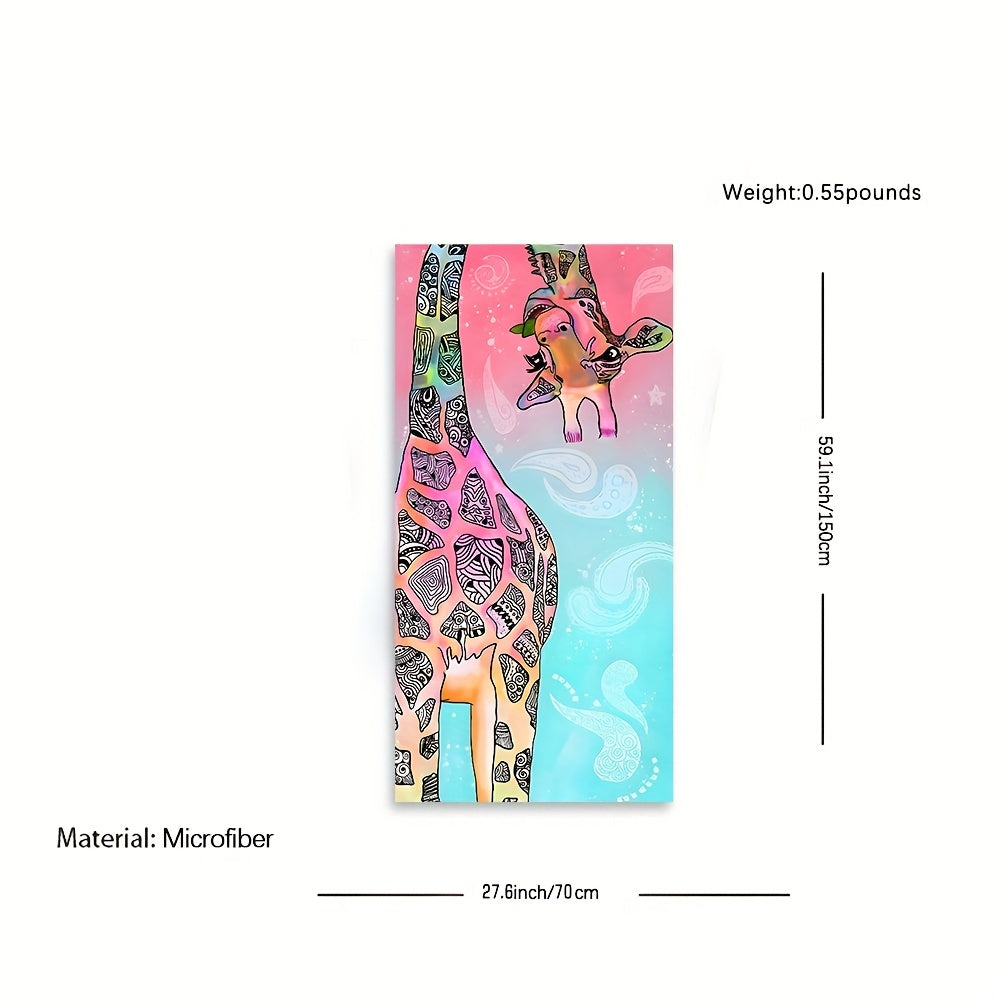 Cartoon Animal Beach Towel 70.8 x 35.4