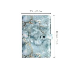 Marble Pattern Notebook Set with Budget Sheets and Stickers