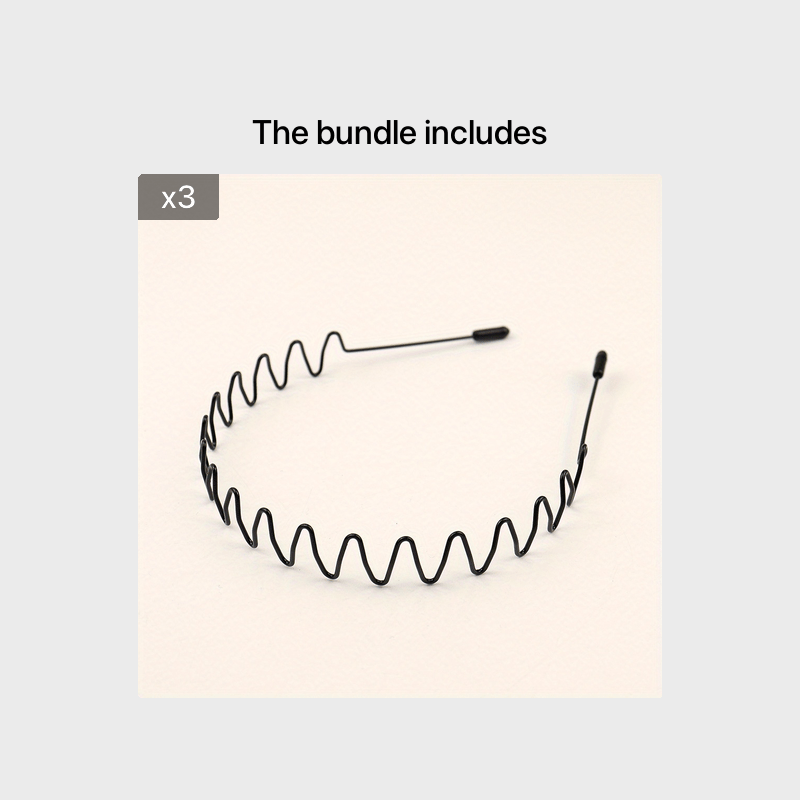 Invisible Sports Headband Slicked back Wave Headband