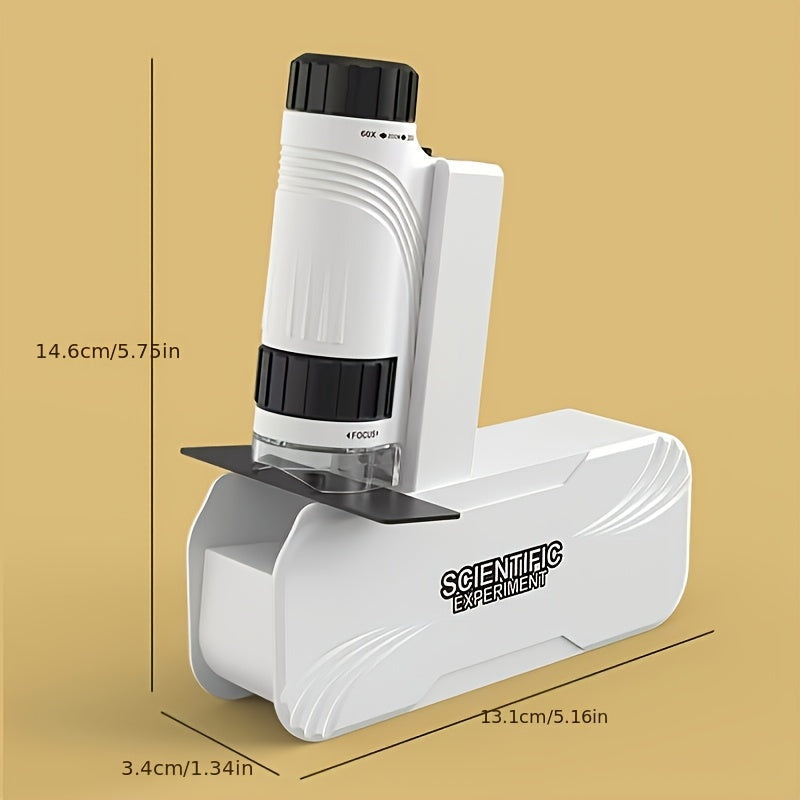 Kids Optical Microscope Learning Tool for Mite & Bacteria Observation