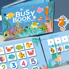 Interactive Quiet Book Sensory Learning Activity Toy Durable Material