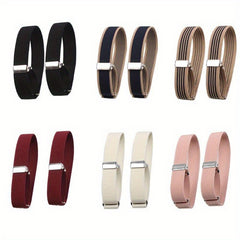 Elastic Armband Cuffs - Adjustable Shirt Sleeve Holders