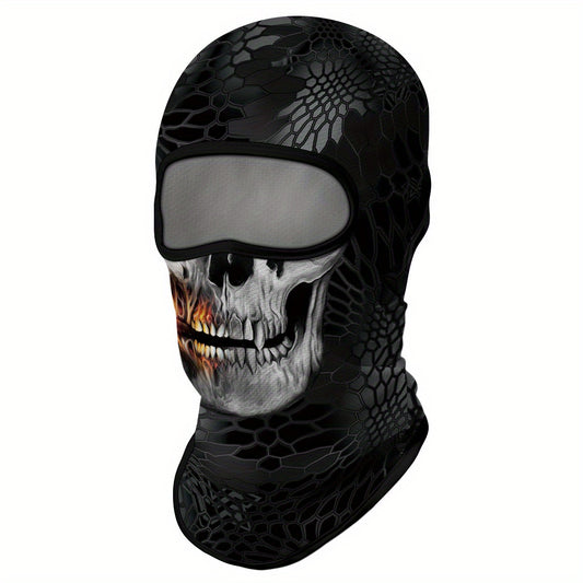 Skeleton Ghost Face Mask for Halloween Cosplay