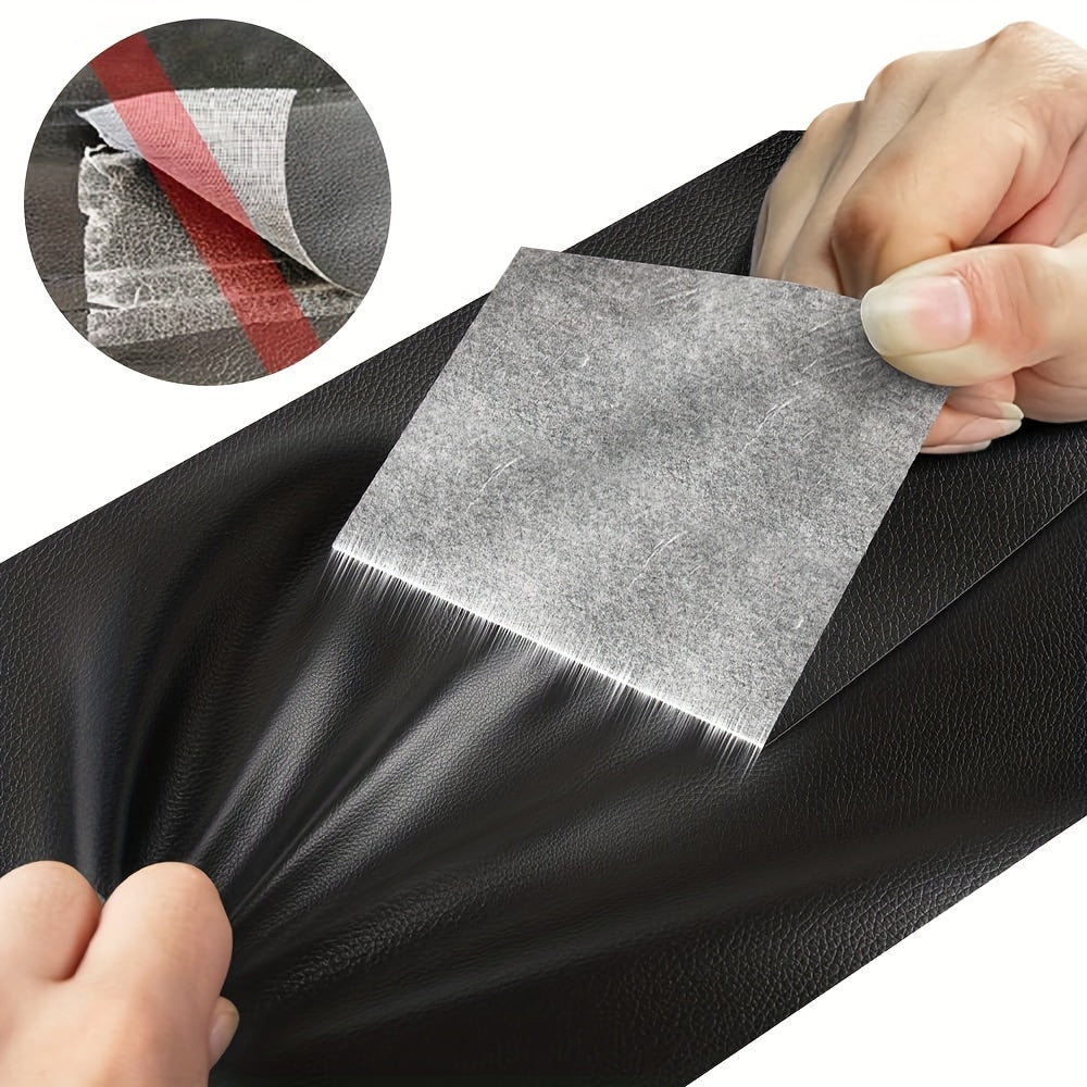 Large Leather Repair Patch - Self Adhesive Kit for Couches Car Seats