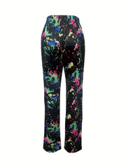 Tie Dye Print Sleep Bottoms Casual & Cozy Home Sleep Pants