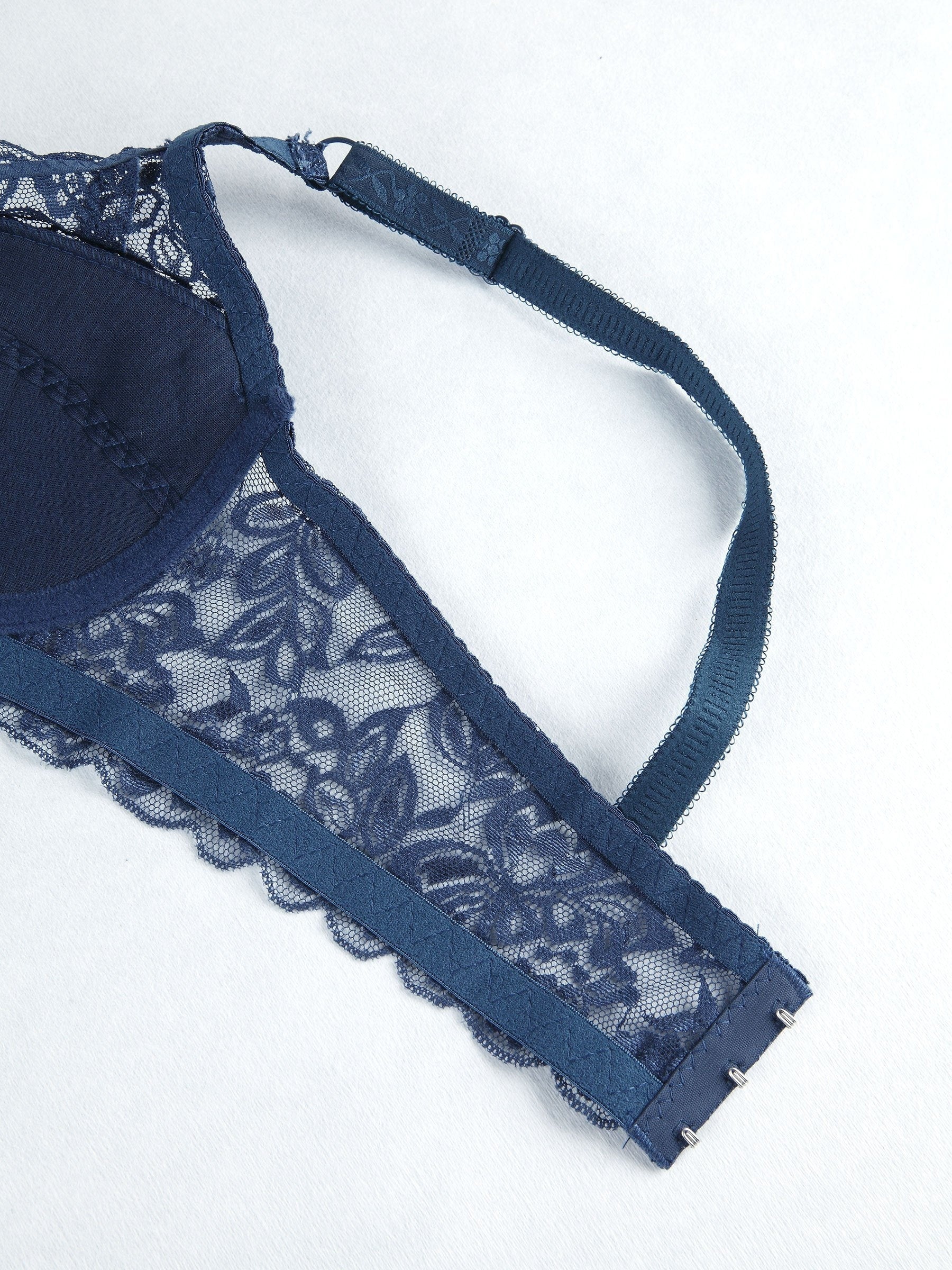Lace Push Up Bra with Scallop Trim