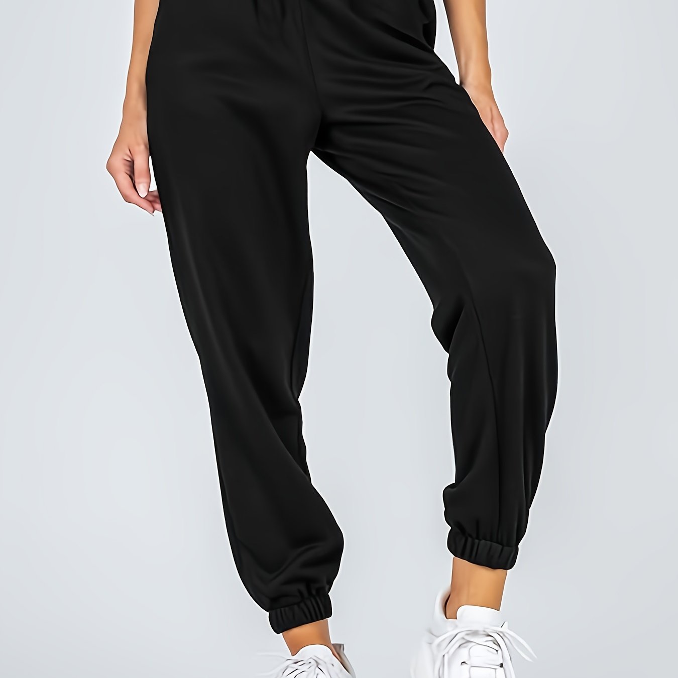  High Rise Joggers Medium Stretch