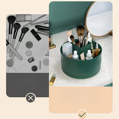 360 Degree Desktop Storage Box Pen Holder Large Capacity Cosmetic Organizer